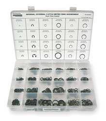 PROSPECT FASTENERS RCMIX324STPA EXT/INT/E RING ASST 480 PC 24 SZS