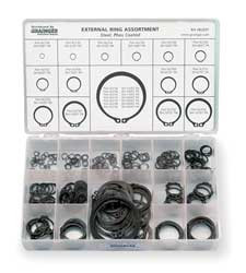 PROSPECT FASTENERS RCX25262STPA EXT RETAIN RING ASST 273 PC 21 SZS