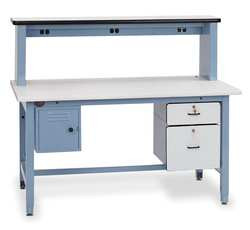 PRO-LINE TSHD6036ESD-L14 TECHNICIAN STATION WHITE 30 TO 36 IN H