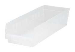 QUANTUM STORAGE SYSTEMS QSB104CL PLASTIC NESTING STORAGE SHELF BIN QSB104