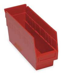 QUANTUM STORAGE SYSTEMS QSB201RD PLASTIC NESTING STORAGE SHELF BIN QSB201