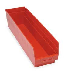 QUANTUM STORAGE SYSTEMS QSB203RD PLASTIC NESTING STORAGE SHELF BIN QSB203