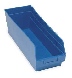 QUANTUM STORAGE SYSTEMS QSB204BL PLASTIC NESTING STORAGE SHELF BIN QSB204