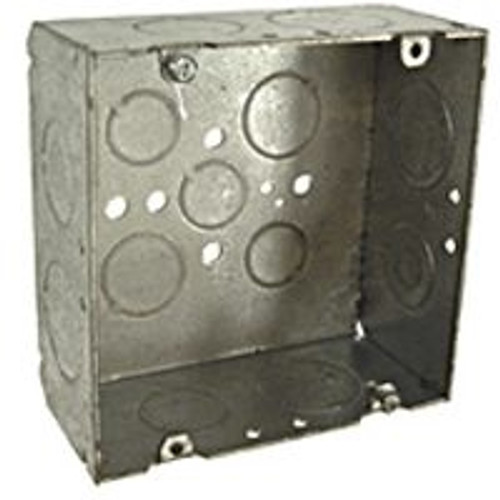 RACO 8265 4-11/16 X 2-1/8-INCH STEEL SQUARE BOX