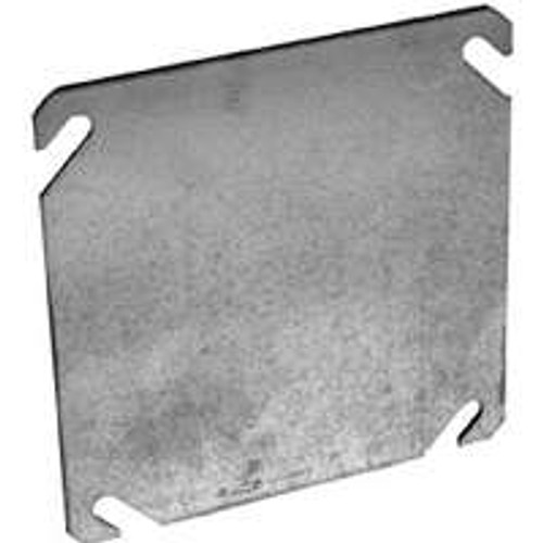 RACO 8752 4IN SQ FLAT BLANK COVER       