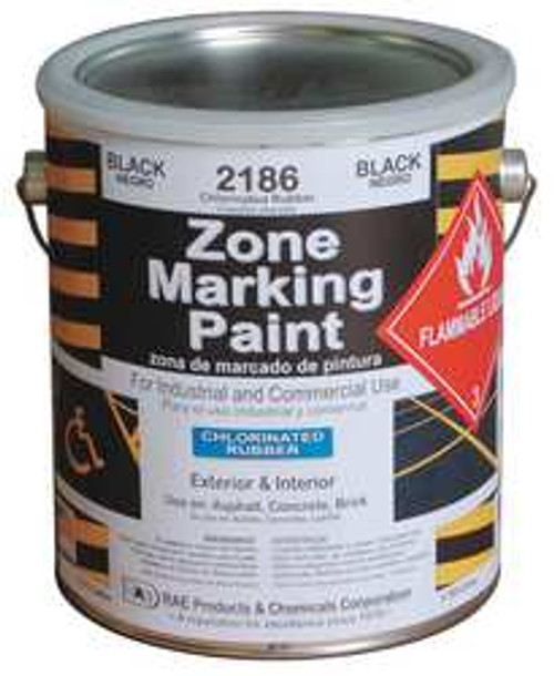 RAE 2186-01 ZONE MARKING PAINT BLACK 1 GAL. RAE 2186-01 ZONE MARKING PAINT BLACK 1 GAL.