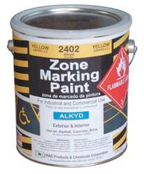 RAE 2402-01 ZONE MARKING PAINT YELLOW 1 GAL. RAE 2402-01 ZONE MARKING PAINT YELLOW 1 GAL.