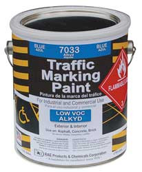 RAE 7033-01 TRAFFIC MARKING PAINT BLUE 1 GAL