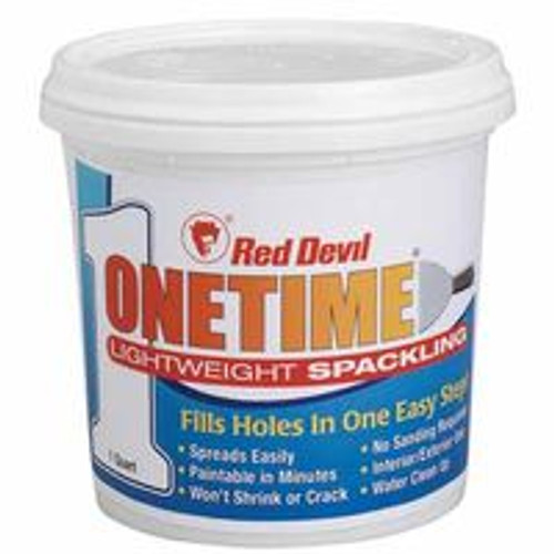 RED DEVIL INC 0542 1/2PT LW SPACKLING RED DEVIL INC 0542 1/2PT LW SPACKLING