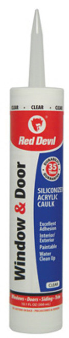 RED DEVIL INC 0876 WINDOW & DOOR 35YR CLEAR CAULK