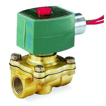 RED HAT EF8210G009 SOLENOID VALVE 2/2 3/4 IN NC 120V BRASS