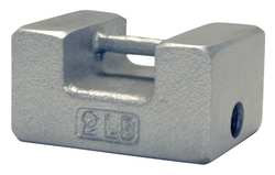 RICE LAKE WEIGHING SYSTEMS 12874 WEIGHT,GRIP HNDLE,2LB,CAST IRON,CLASS 7