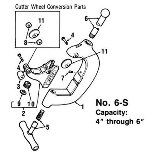 RIDGID 33300 C215-1X 6S ROLL HSG