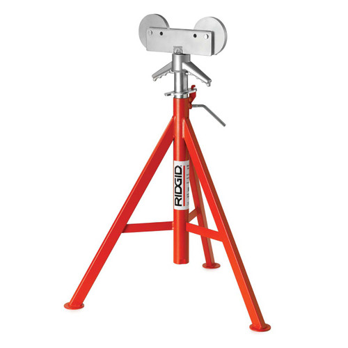 RIDGID 56672 ROLLER HEAD PIPE STAND 1/8 TO 12 IN. RIDGID 56672 ROLLER HEAD PIPE STAND 1/8 TO 12 IN.