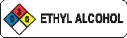 ROLL PRODUCTS 141546 ETHYL ALCOHOL LABELS ROLL PK 250