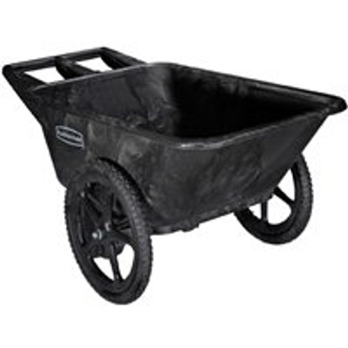 RUBBERMAID COMMERCIAL PRODUCTS 564200BLA 7.5CU FT BIG WHEEL UTIL CART  