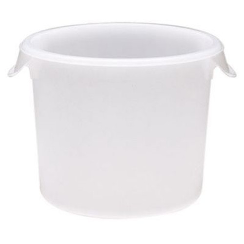 RUBBERMAID COMMERCIAL PRODUCTS FG572300WHT 6 QT ROUND STORAGE CONTAINER RUBBERMAID COMMERCIAL PRODUCTS FG572300WHT 6 QT ROUND STORAGE CONTAINER