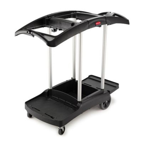 RUBBERMAID COMMERCIAL PRODUCTS FG9T7200BLA HI CAP JANITOR CART