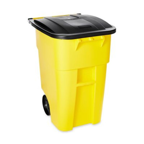 RUBBERMAID COMMERCIAL PRODUCTS FG9W2700YEL 50 GAL. BRUTE ROLLOUT CONTAINER RUBBERMAID COMMERCIAL PRODUCTS FG9W2700YEL 50 GAL. BRUTE ROLLOUT CONTAINER