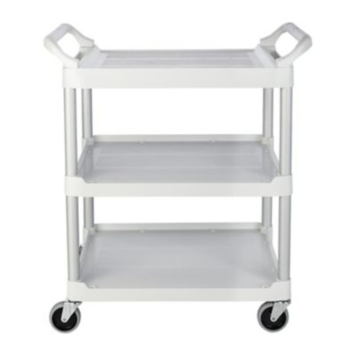RUBBERMAID COMMERCIAL PRODUCTS FG342488OWHT UTILITY CART W/4" DIA. SWIVEL CASTERS