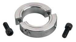 RULAND MANUFACTURING SP-7-A SHAFT COLLAR CLAMP 2PC 7/16 IN ALUM
