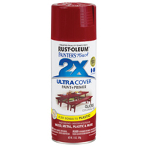RUST-OLEUM 249116 PAINT SPRAY GLO CLNL RED 12OZ 