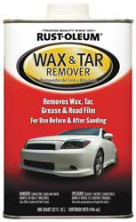 RUST-OLEUM 251475 WAX AND TAR REMOVER,1 QT SPRAY BOTTLE