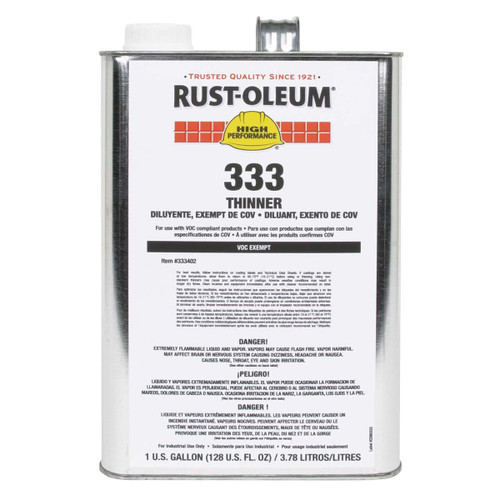 RUST-OLEUM 333402 PAINT THINNER 1 GAL. VOC COMPLIANT