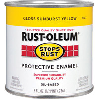 RUST-OLEUM 7747730 PAINT RUST OBS SUN YELL 1/2PT 