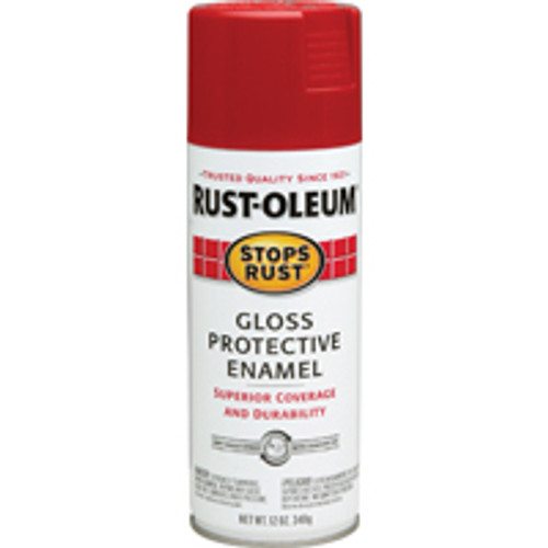 RUST-OLEUM 7763830 PAINT SPRAY GLO CRNVL RED 12OZ