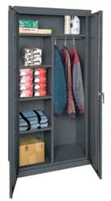 SANDUSKY LEE CAC1362472-02 STRG CAB,72"X36"X24",CHARCOAL,4SHLV
