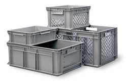 SCHAEFER EF4120.GY1 0.38 CU FT, 55 LB LOAD CAPACITY GRAY POL