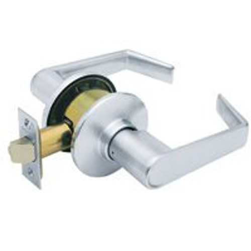 SCHLAGE F10CSVELA626 ELAN PRIVACY LOCKSET, SATIN CHROME