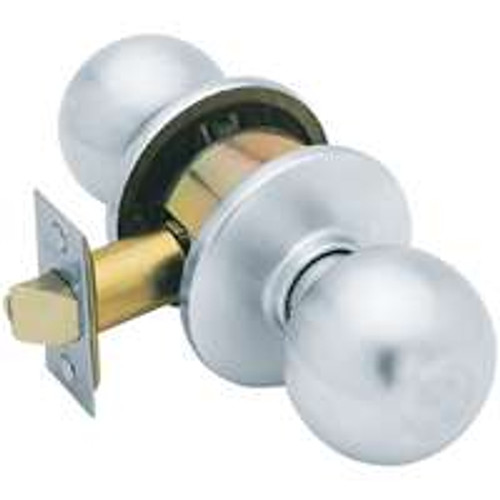 SCHLAGE F10CSVORB626 ORBIT PASSAGE LOCKSET, SATIN CHROME