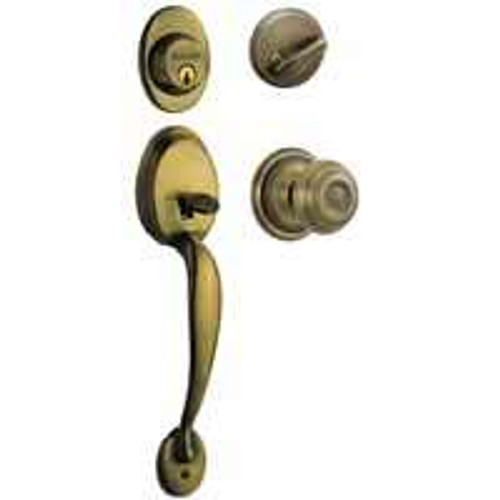 SCHLAGE F60PLYXGEO609 PLYMOUTH/GEORGIAN HDSET ANT BR