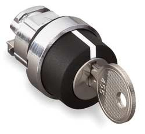 SCHNEIDER ELECTRIC ZB4BG3 SELECTOR SWITCH NON-ILLUMINATED KEYED