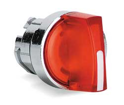 SCHNEIDER ELECTRIC ZB4BK1443 ILLUM SELECTOR SWITCH 2 POS LEVER RED