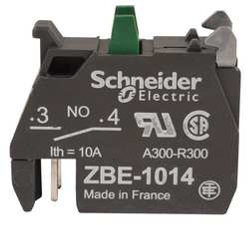 SCHNEIDER ELECTRIC ZBE1014 CONTACT BLOCK 1NO SLOW BREAK 22MM SCHNEIDER ELECTRIC ZBE1014 CONTACT BLOCK 1NO SLOW BREAK 22MM