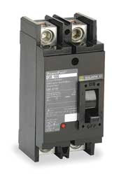 SQUARE D QDL22125 CIRCUIT BREAKER,125A,2P,240VAC,QD