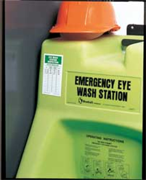 SEE ALL INDUSTRIES IL-EYE EYE WASH STA INSPECTION TAG FOIL PK25