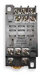 OMRON PTF11A SOCKET 11 PIN DIN RAIL/SCREW 250V 10A