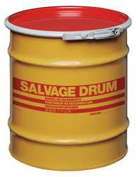 SKOLNIK INDUSTRIES, INC. HM1002Q SALVAGE DRUM OPEN HEAD 10 GAL. YELLOW