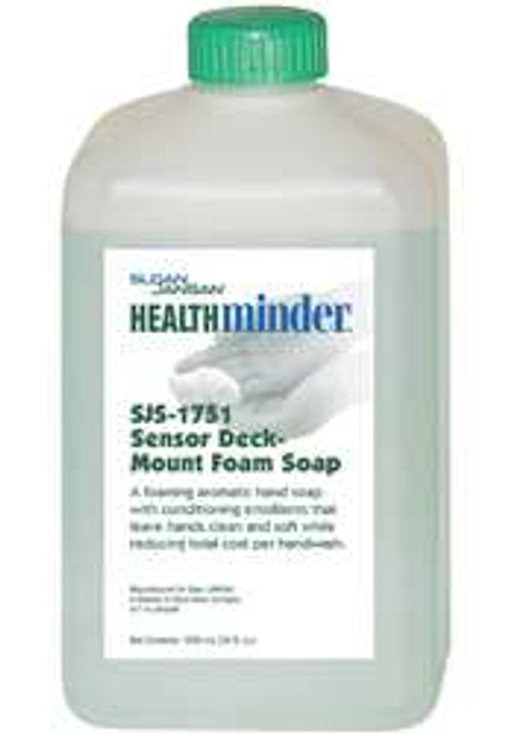 SLOAN SJS1751-3 FOAM SOAP REFILL SIZE 1000ML CLEAR PK 6 SLOAN SJS1751-3 FOAM SOAP REFILL SIZE 1000ML CLEAR PK 6