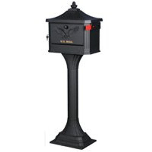 SOLAR GROUP PED0000B PEDESTAL MAILBOX/POST LCKABLE 