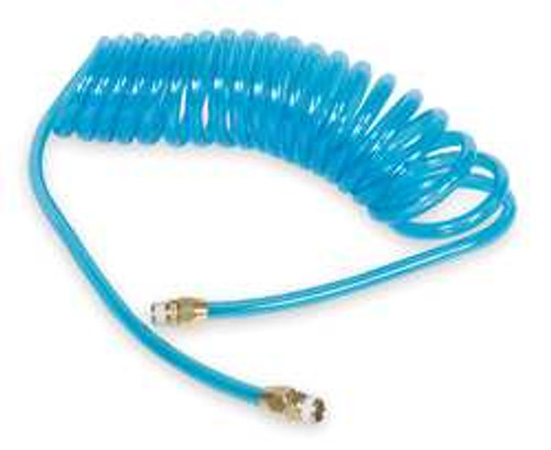SPEEDAIRE 1VEJ9 COILED AIR HOSE 1/4 IN ID X 15 FT POLY
