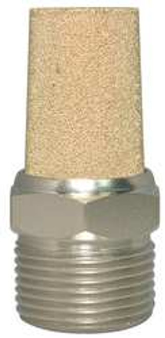 SPEEDAIRE 6F601 MUFFLER EXHAUST 1 NPT 1-5/16 HEX