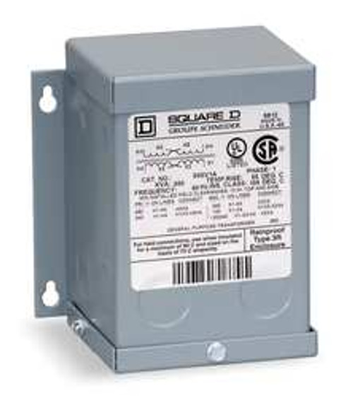 SQUARE D 5S1F TRANSFORMER IN 240/480 OUT 120/240 5KVA