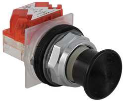 SCHNEIDER ELECTRIC 9001KR24BH6 H7084 NON-ILLUM PUSH BUTTON 30MM 1NC BLA