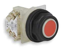 SCHNEIDER ELECTRIC 9001SKR1RH6 H7062 NON-ILLUM PUSH BUTTON 30MM 1NC RED