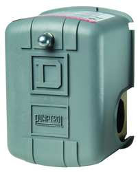 SQUARE D 9013FSG2J20 PRESSURE SWITCH DPST 20/40 PSI 1/4 FNPS